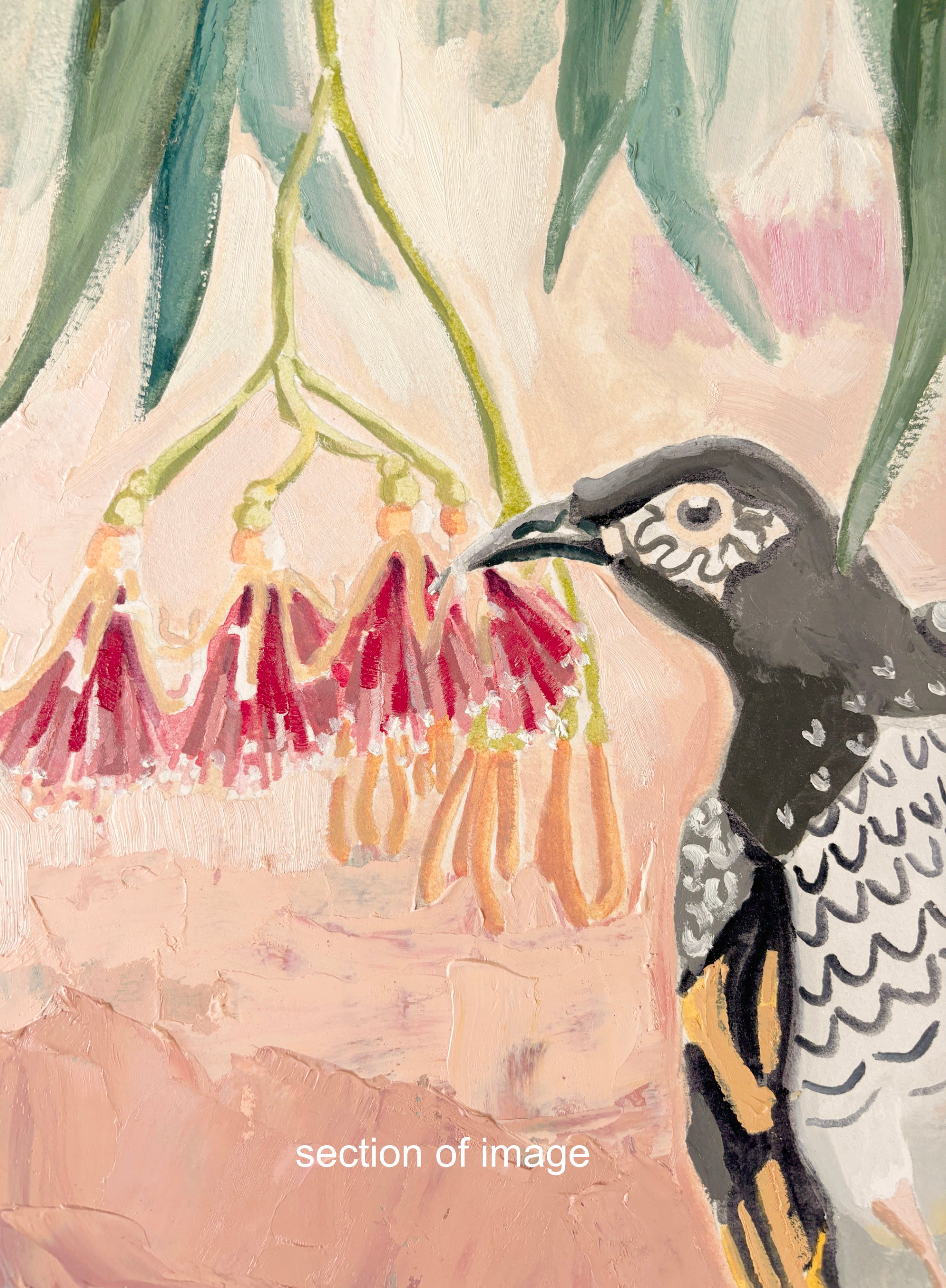 Regent Honeyeater - Painting