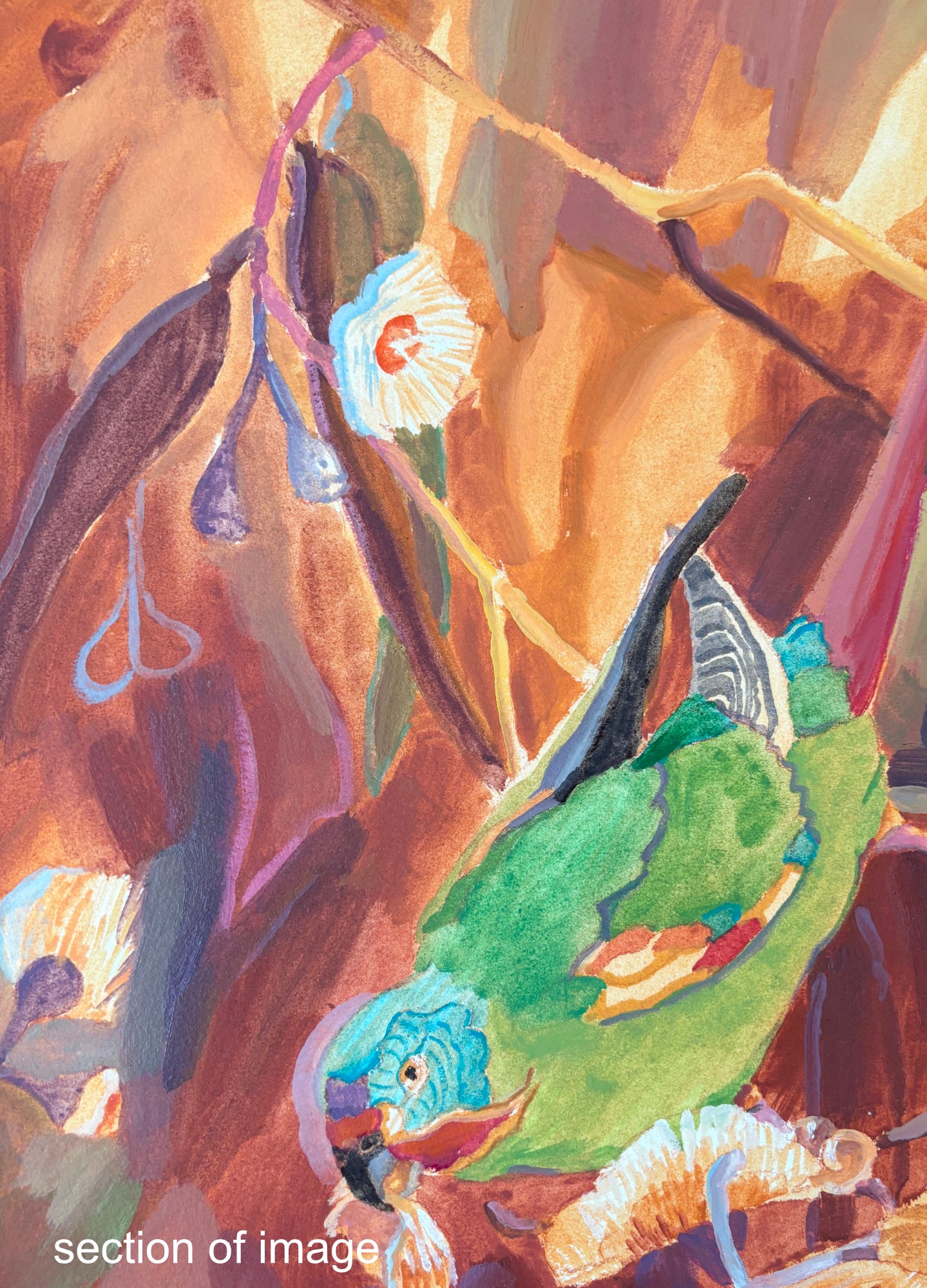 Swift Parrot - Painting